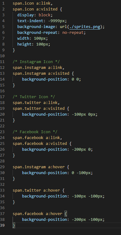 How to use CSS Image Sprites